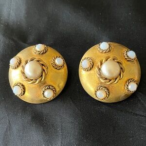Butler Wilson vintage earrings clip